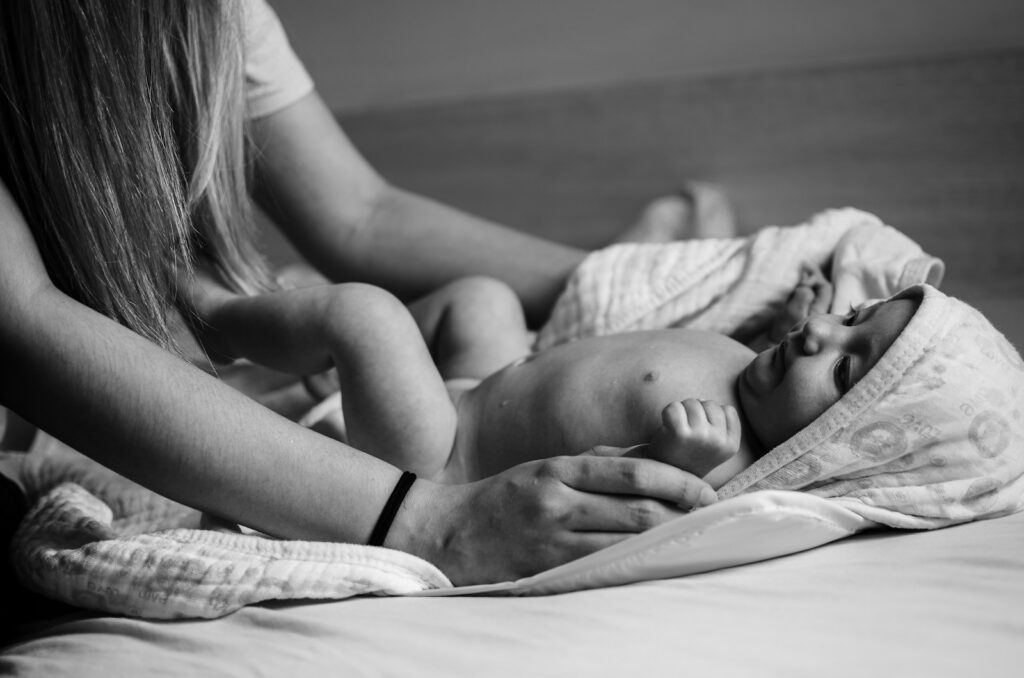 Le massage pour bébé